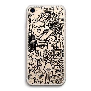 Vexx Black Mixtape: iPhone 7 Transparant Hoesje