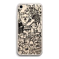 Vexx Black Mixtape: iPhone 7 Transparant Hoesje