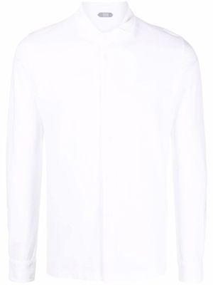 Zanone chemise à manches longues - Blanc