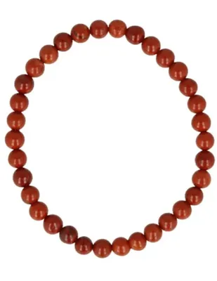 Edelsteen Armband Jaspis Rood - kinderarmbandje - 4 mm