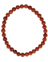 Edelsteen Armband Jaspis Rood - kinderarmbandje - 4 mm