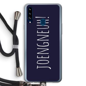 Joengneuh!: Samsung Galaxy A20s Transparant Hoesje met koord