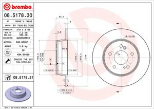 Brembo Remschijven 08.5178.31