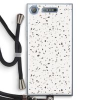 Terrazzo N°14: Sony Xperia XZ1 Transparant Hoesje met koord