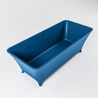 Vrijstaand bad Mondiaz Lundy | 170x75 cm | Solid surface | Ovaal | Jeans Vrijstaand bad Mondiaz Lundy | 170x75 cm | Solid surface | Ovaal | Jeans