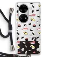 Sushi time: Huawei P50 Pro Transparant Hoesje met koord