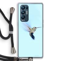 Kolibri: Oppo Find X3 Neo Transparant Hoesje met koord