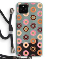 Donuts: Pixel 5a 5G Transparant Hoesje met koord