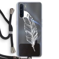Pluim: Oppo A91 Transparant Hoesje met koord