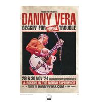 Danny Vera Beggin&apos; For More Trouble Concert Litho - Eindhoven Concert Exclusief -