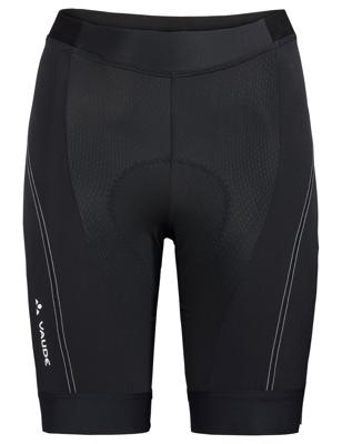 Vaude Women's Pro III - Fietsbroek Korte Broek - SQ-Lab Zitkussen - Slim Fit Dames - Maat 36 (Small) - Zwart