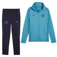 PUMA Manchester City Casuals Trainingspak Full-Zip 2024-2025 Blauw Donkerblauw - thumbnail