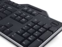 DELL KB813 toetsenbord USB QWERTY UK International Zwart - thumbnail