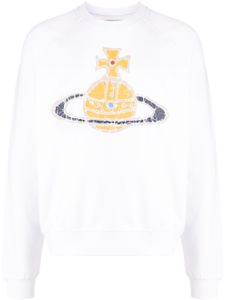 Vivienne Westwood t-shirt en coton à imprimé Orb - Blanc