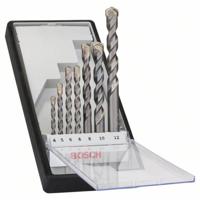 Bosch Accessories 2607010545 Carbide Beton-spiraalboren set 7-delig 4 mm, 5 mm, 6 mm, 6 mm, 8 mm, 10 mm, 12 mm Cilinderschacht 1 set(s) - thumbnail