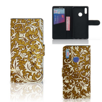 Wallet Case Huawei Y7 Pro | Y7 Prime (2019) Barok Goud - thumbnail