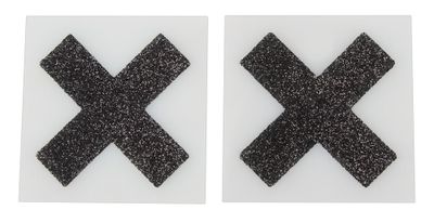Condoom Anoniem Tepelstickers "kruis" - 2 Stuks