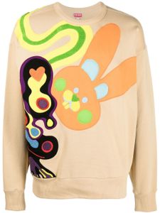 Kenzo sweat à appliqués - Tons neutres