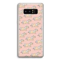 Ponys: Samsung Galaxy Note 8 Transparant Hoesje - thumbnail