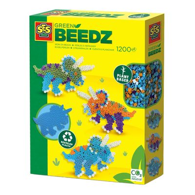 SES green beedz - strijkkralenset triceratops dino