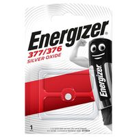 Energizer Zilveroxide Batterij SR66 | 1.55 V DC | 27 mAh | Zilver | 2 stuks - EN377/376P1 - EN377/376P1 - thumbnail