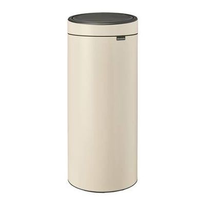 Brabantia Touch Bin afvalemmer 30 Liter - Soft Beige