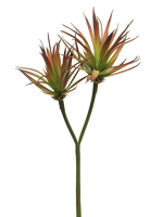 Agave plant pick x2 red 64cm - Nova nature