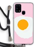 Sunny side up: Samsung Galaxy M31 Transparant Hoesje met koord