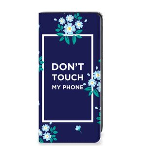 Samsung Galaxy A41 Design Case Flowers Blue DTMP