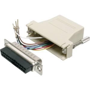 Digitus Adapter D-sub adapter D-sub stekker 25-polig - RJ45-bus 1 stuk(s)