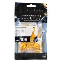 Nano Block Bouwset Saxofoon - 120st.