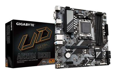 GIGABYTE A620M DS3H moederbord AMD A620 Socket AM5 micro ATX