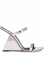 Giuseppe Zanotti sandales Lilii Borea à double brides - Argent - thumbnail