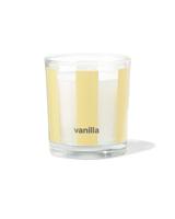 HEMA Geurkaars in glas ⌀7x8cm vanille (lichtgeel)