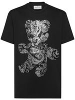 Philipp Plein t-shirt à imprimé cachemire Teddy Bear - Noir - thumbnail