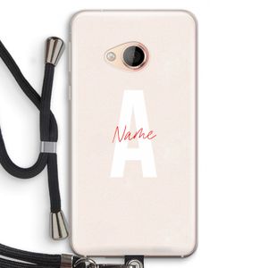 Strawberry Milkshake: HTC U Play Transparant Hoesje met koord
