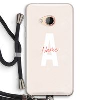 Strawberry Milkshake: HTC U Play Transparant Hoesje met koord