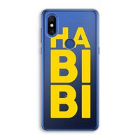 Habibi Blue: Xiaomi Mi Mix 3 Transparant Hoesje
