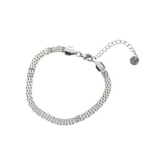 Go Dutch Label Mesh Armband Zilver
