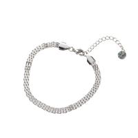 Go Dutch Label Mesh Armband Zilver