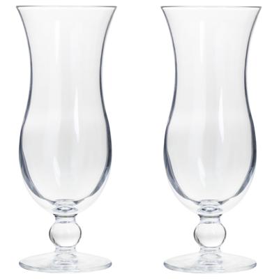 Secret de Gourmet Cocktail glazen - 8x stuks - 440 ml - transparant - 8 x 21 cm