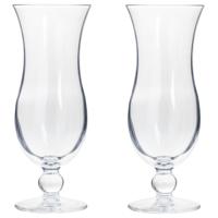 Secret de Gourmet Cocktail glazen - 8x stuks - 440 ml - transparant - 8 x 21 cm
