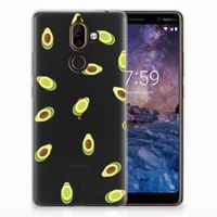 Nokia 7 Plus Siliconen Case Avocado - thumbnail