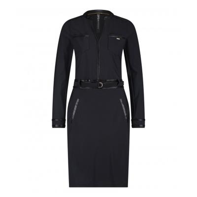 Zip73 - Zwart | Dames | Jurk | Zwart | 3XL | regular | Kamst mode