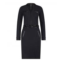 Zip73 - Zwart | Dames | Jurk | Zwart | 3XL | regular | Kamst mode