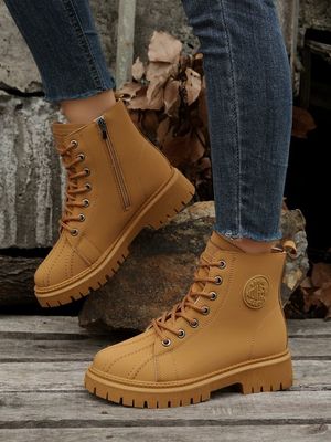 Womens's Plain Non-Slip Zip Up Outdoor Boots Womens's Plain Non-Slip Zip Up Outdoor Boots