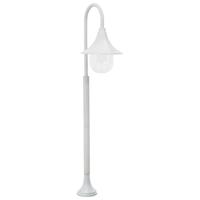 VidaXL Paalverlichting tuin e27 120 cm aluminium wit