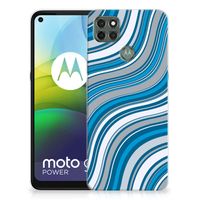 Motorola Moto G9 Power TPU bumper Waves Blue