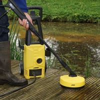 Euromac Force 1400 hogedrukreiniger Staand Electrisch 330 L/u 1400 W Zwart, Geel - thumbnail