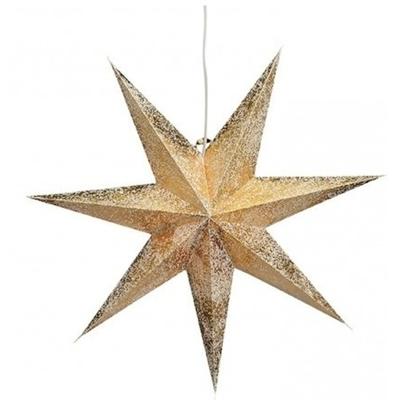 G. Wurm kerstster - goud - papier - 60 cm - kerstversiering - kerststerren - kerstdecoratie